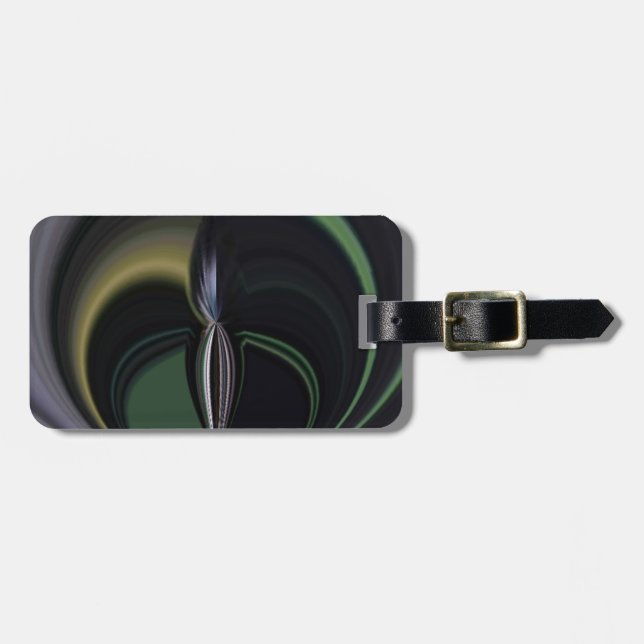 Hakuna Matata Girly Gifts Aurora Silver Lining Gepäckanhänger (Vorderseite horizontal)