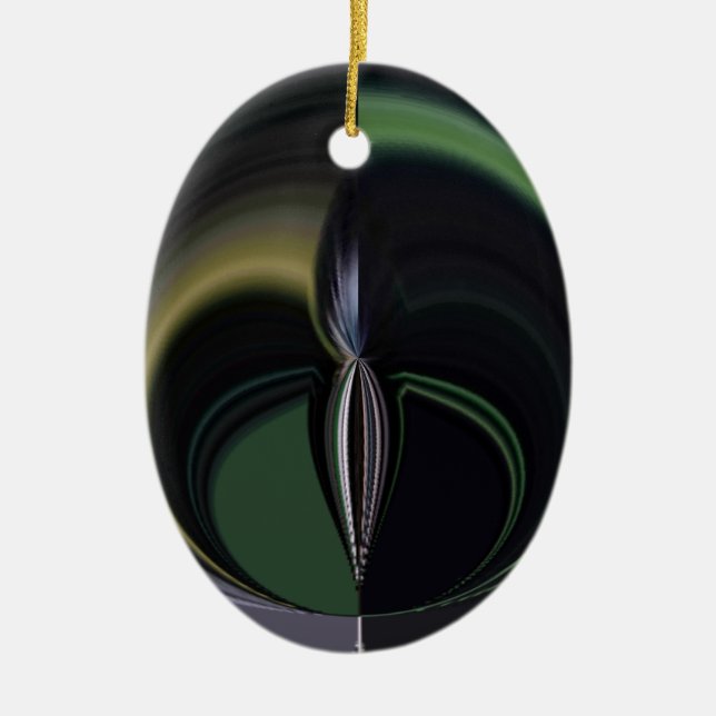 Hakuna Matata Girly Gifts Aurora Silver Lining Keramik Ornament (Vorne)