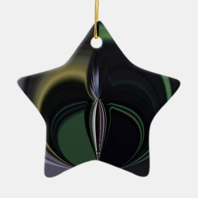 Hakuna Matata Girly Gifts Aurora Silver Lining Keramikornament (Vorne)