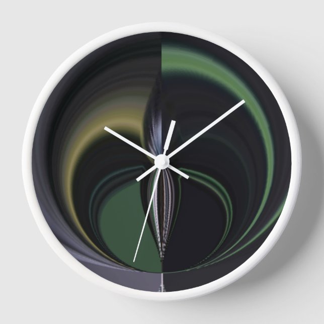 Hakuna Matata Girly Gifts Aurora Silver Lining Wanduhr (Vorderseite)