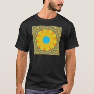 Hakuna Matata goldgelbe Ölgemälde T-Shirt