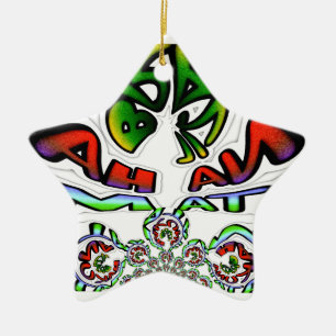 Hakuna Matata Graffiti Kunstdruckerei Keramik Ornament