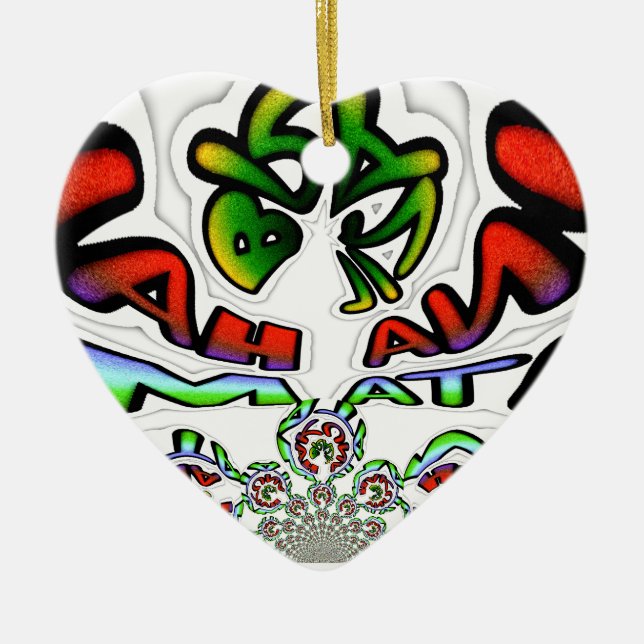 Hakuna Matata Graffiti Kunstdruckerei Keramikornament (Vorne)