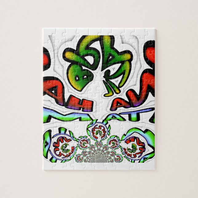 Hakuna Matata Graffiti Kunstdruckerei Puzzle (Vertikal)