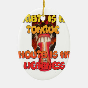 Hakuna Matata HAkuna Matata Big Mouth. Keramik Ornament