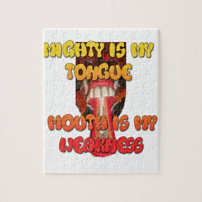 Hakuna Matata HAkuna Matata Big Mouth. Puzzle (Vertikal)