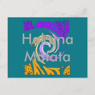 Hakuna Matata Hakuna Matata Giftkarten Postkarte