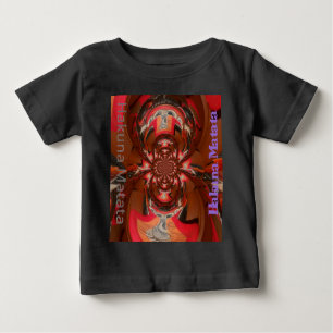 Hakuna Matata Halloween Mask Kaleidoskop Abstrakt Baby T-shirt