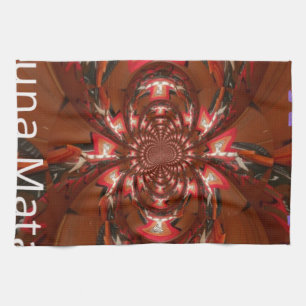 Hakuna Matata Halloween Mask Kaleidoskop Abstrakt Handtuch