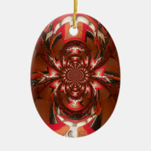 Hakuna Matata Halloween Mask Kaleidoskop Abstrakt Keramik Ornament