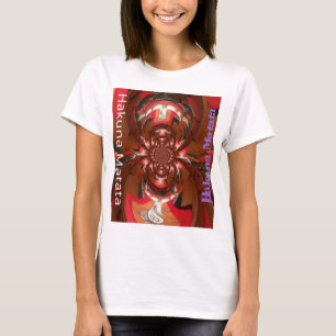 Hakuna Matata Halloween Mask Kaleidoskop Abstrakt T-Shirt