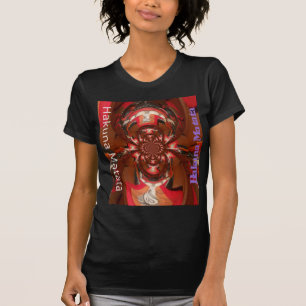Hakuna Matata Halloween Mask Kaleidoskop Abstrakt T-Shirt