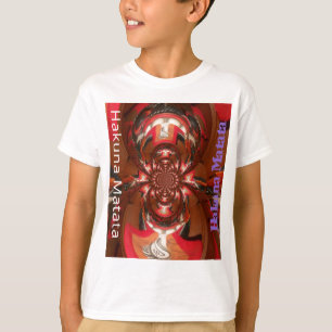 Hakuna Matata Halloween-Maske Kaleidoskop Abstrakt T-Shirt