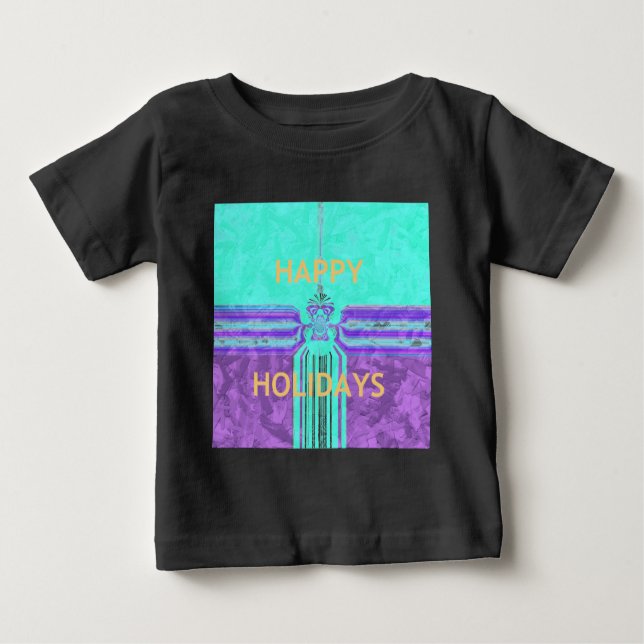 Hakuna Matata Happy Holidays Baby T-shirt (Vorderseite)