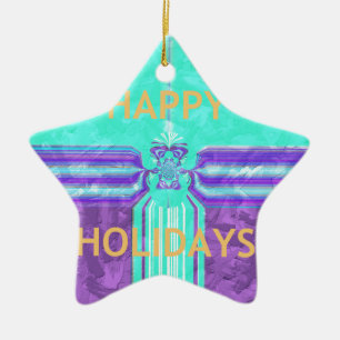 Hakuna Matata Happy Holidays Keramik Ornament