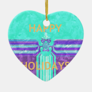 Hakuna Matata Happy Holidays Keramikornament