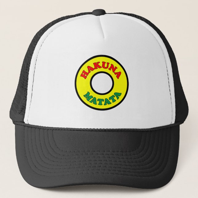 HAKUNA MATATA Hat Truckerkappe (Vorderseite)