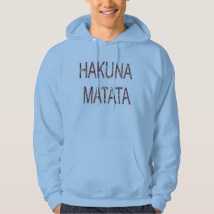 Hakuna Matata Herren Basic Kapuzenpullover Hoodie