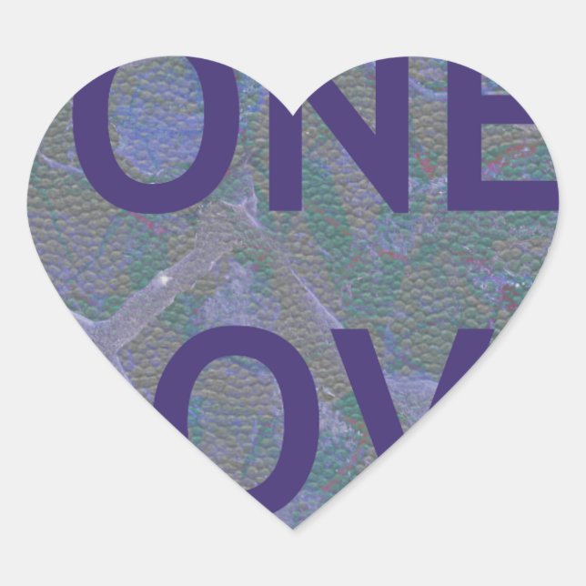 HAKUNA MATATA Herz-Aufkleber (Vorderseite)