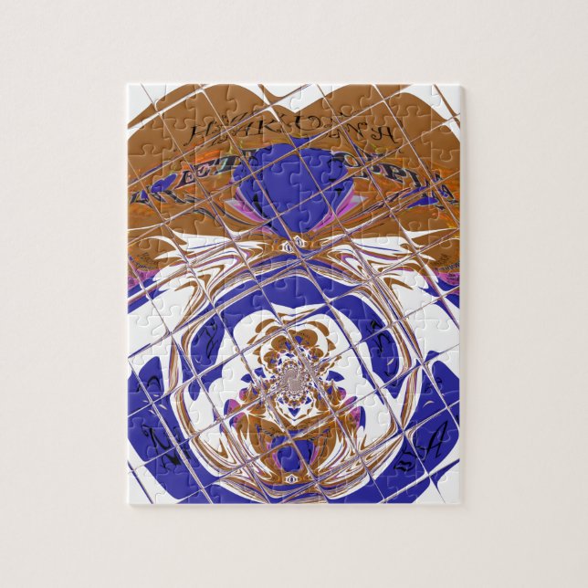 Hakuna Matata I Liebe Ethiopia Color design.pnng Puzzle (Vertikal)