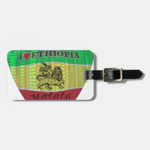Hakuna Matata I Liebe Ethiopia Colors.png Gepäckanhänger