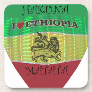 Hakuna Matata I Liebe Ethiopia Colors.png Untersetzer