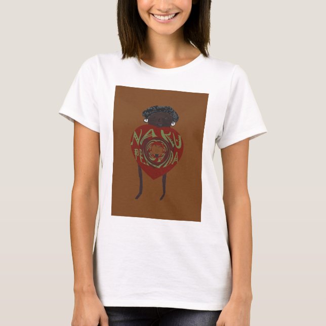 Hakuna Matata I Liebe you Nakupenda Kenya Swahili  T-Shirt (Vorderseite)