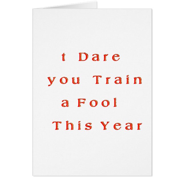 Hakuna Matata Ich wage es, dass du einen Dummkopf  (Vorne)