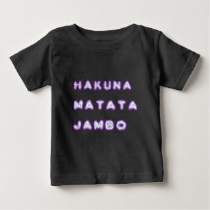 HAKUNA MATATA JAMBO GESCHENKE BABY T-SHIRT