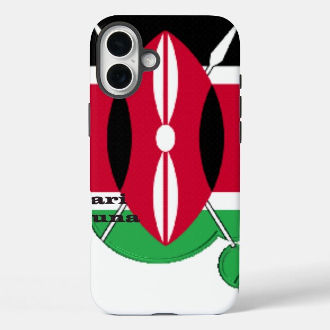 Hakuna Matata Jambo Habari Case-Mate iPhone Hülle (Rückseite)