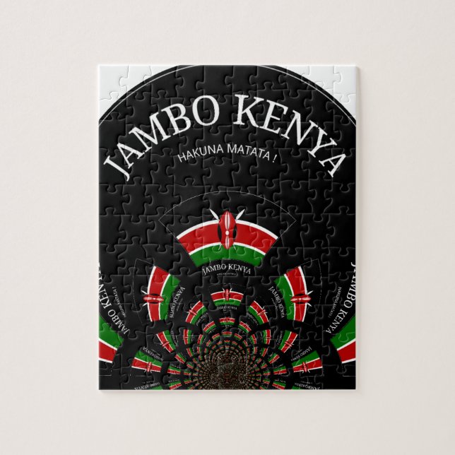 Hakuna Matata Jambo Kenya Puzzle (Vertikal)