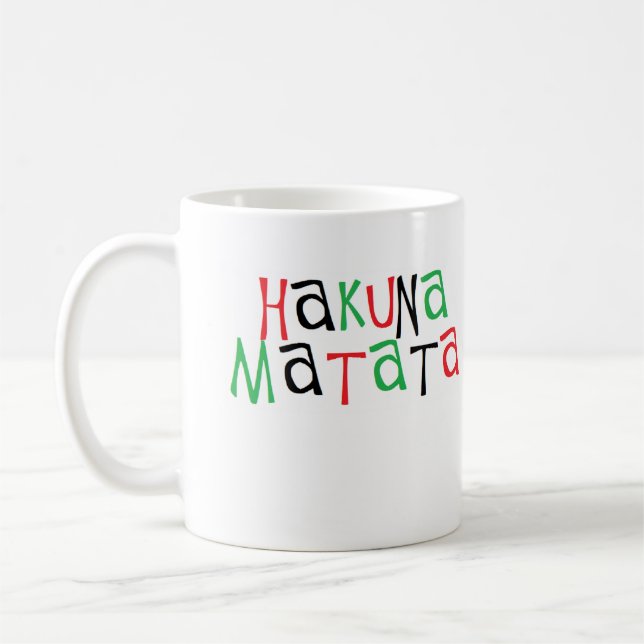 Hakuna matata kaffeetasse (Links)