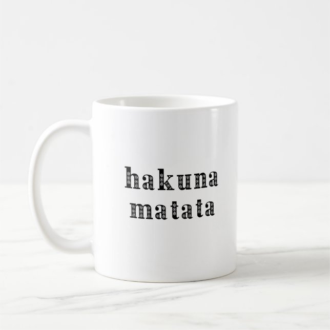 Hakuna Matata Kaffeetasse (Links)