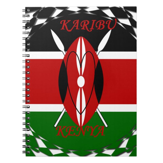 Hakuna matata Karaibu Kenya Notizblock (Vorderseite)