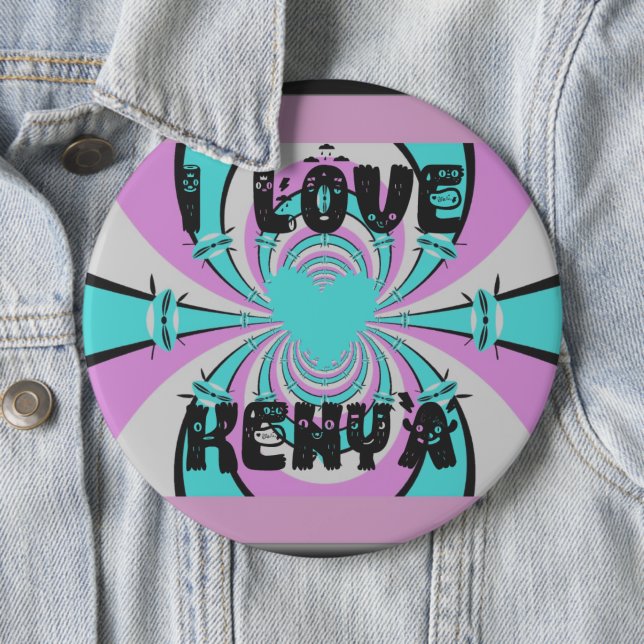 Hakuna Matata Kenia Button (Beispiel)