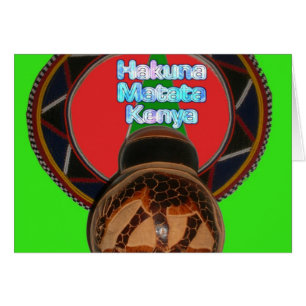 Hakuna Matata Kenya Art Print Customizing-Produkt
