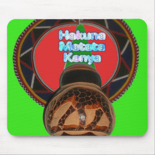 Hakuna Matata Kenya Art Print Mousepad