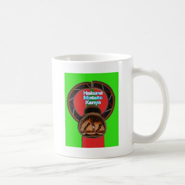 Hakuna Matata Kenya Art Print Tasse (Rechts)