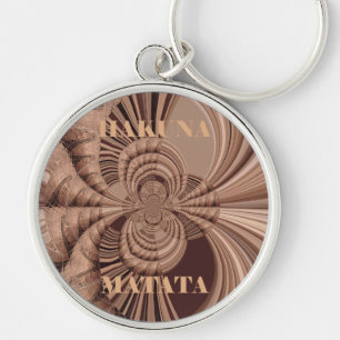 Hakuna Matata Kenya Giraffe Safari Woven Sourveni Schlüsselanhänger