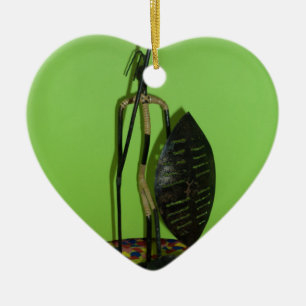 Hakuna Matata Kenya Maasai.JPG Keramik Ornament