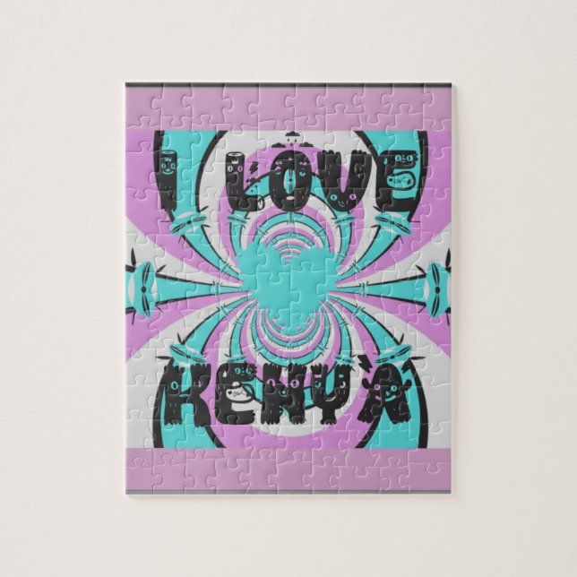 Hakuna Matata Kenya Puzzle (Vertikal)