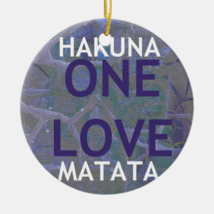 HAKUNA MATATA KERAMIK ORNAMENT