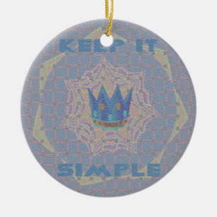 Hakuna matata keramikornament