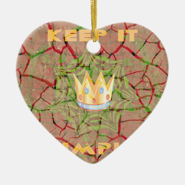 Hakuna matata keramikornament (Vorne)