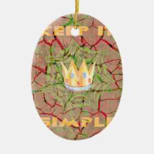 Hakuna matata keramikornament