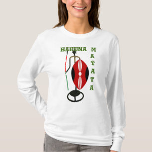 Hakuna Matata Kids'Augusta Retro Striped hemd T-Shirt