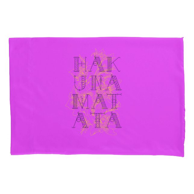 Hakuna Matata Kissenbezug (Vorderseite)