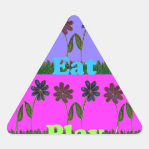 Hakuna Matata Liebe Eat Play.png Dreieckiger Aufkleber