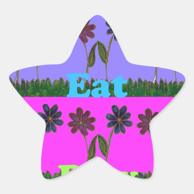 Hakuna Matata Liebe Eat Play.png Stern-Aufkleber (Vorderseite)