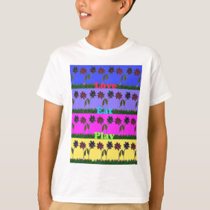 Hakuna Matata Liebe Essen Spielen.png T-Shirt